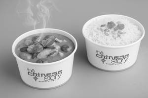 Thai Green Curry Chicken With Steamed Rice