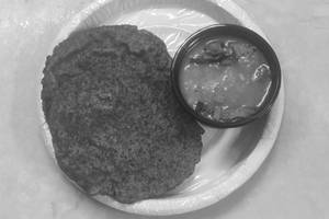 No Onion Garlic Aloo Sabji With 2 Poori