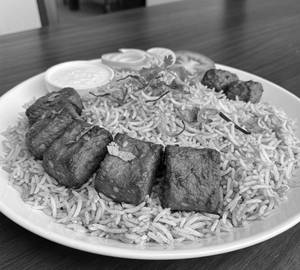 Soya Chaap Tikka Biryani
