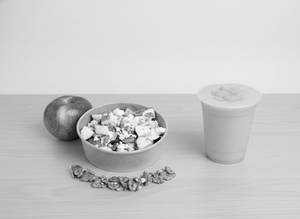 Apple Walnut Salad+ Alphonso Mango Smoothie