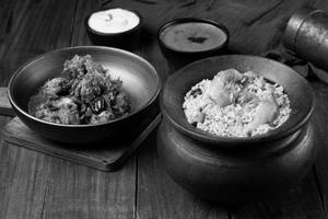 Karisal Seeraga Seeraga Samba Chicken Biriyani + Kozhi Chukka