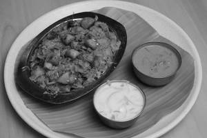 Mushroom Kothu Idiyappam