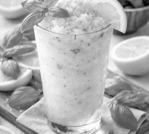 Lemon Basil Sorbet Slush