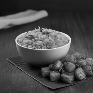 Tomato Rice With Urulai Roast