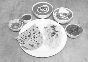 Gokul Thali (serves 2) Without Onion Garlic