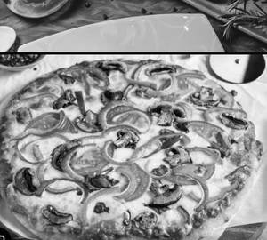 Vegatable market pizza