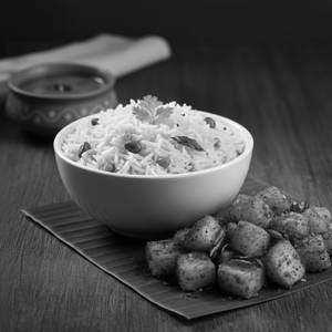 Lemon Rice With Urulai Roast