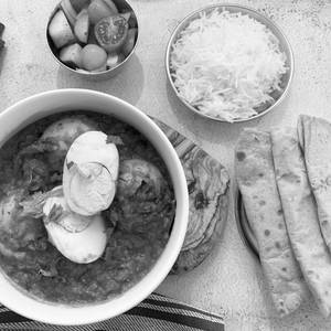 Bihari Anda Curry Thali