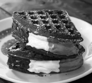 Triple Chocolate Waffle
