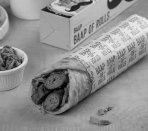 Veg Seekh Kabab Roll