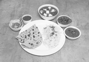 Radha Thali (serves 2) Without Onion Garlic