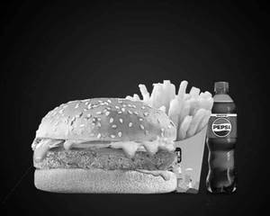 Veg Rockstar Burger Combo