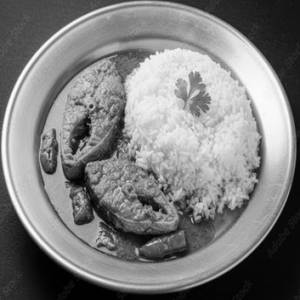 ANDHRA CHAPALA PULUSU WITH WHITE RICE