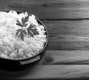 Plain rice