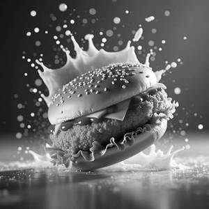 Cheesy Chicken Burger
