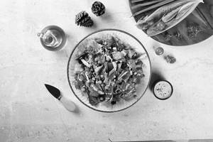 Tahini Salad With Crunchy Chickpeas
