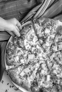 Bbq panner pizza