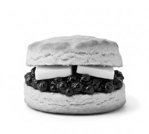 Buttermilk Biscuits - Black Current Preserve & Butter