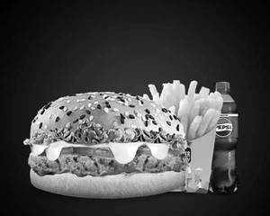 Korean Bbq Grilled Chicken Burger Combo