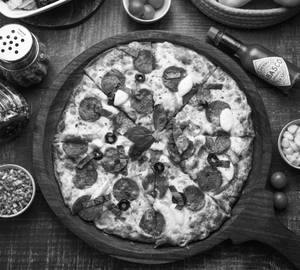 Chicken Pepperoni Pizza