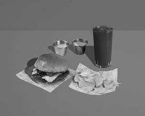 American Smash Burger Combo