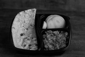 Mushroom Masala And Roti Combo
