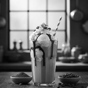 Cold Coffee With Ice Cream