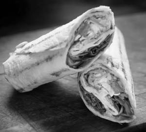 Paneer tikka roll