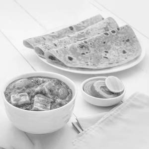Paneer Butter Masala+ 3 Butter Roti  Combo