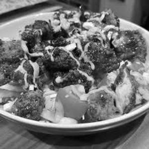 Korean fried chicken loaded