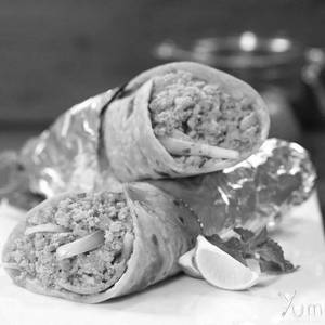 Paneer Bhurji Cheese Roll