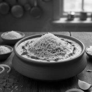 Sev Bhaji Milk