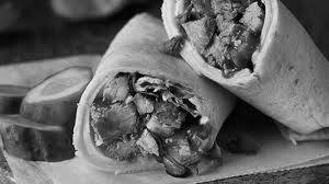 Barbeque beef wrap