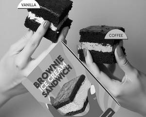 Brownie Ice Cream Sandwich (vanilla) Pack Of 6