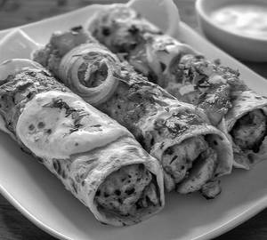 Chicken Malai Tikka Roll