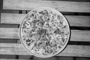 Creamy Mushroom Pizza