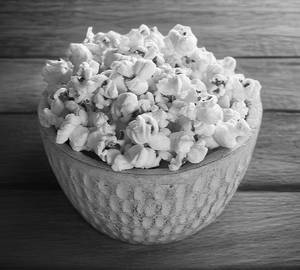 Salted popcorn
