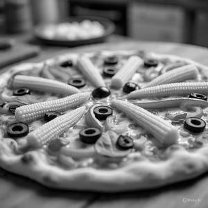 Babycorn Deluxe pizza