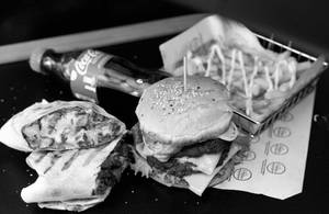 Burger And Shawarma Meal For