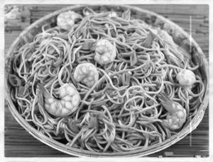 Prawns hakka noodles