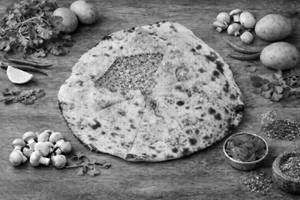 Mushroom Naan