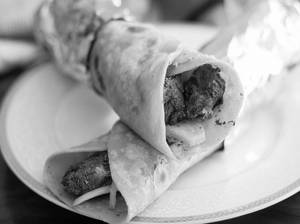 Haryali Chicken Roll