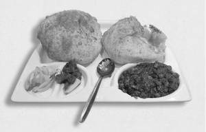 Chhole Bhatoore(2Pc.) +Salaad+Pickle
