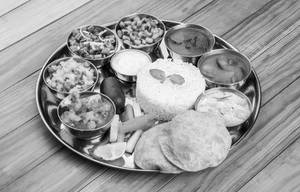 Veg Rice Thali