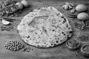 Matar Aloo Naan