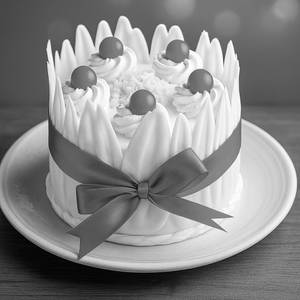 White Forest Cake