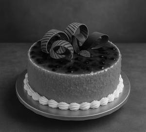 Red Velvet Blueberry Cake