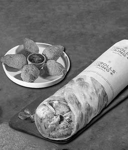 Classic Chicken Roll + Chicken Kurkure Momo