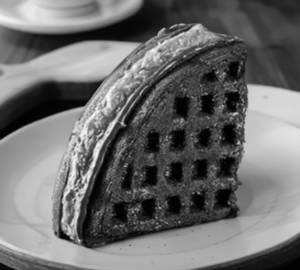 Pistachio Kunafa waffle 