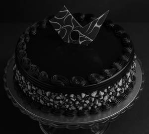 Eggless Chocolate Walnut Cake